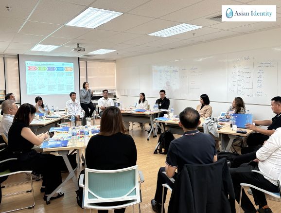 Participants engaging in leadership workshop at LEAD Project by Asian Identity